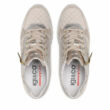 Igi&Co bézs-ezüst, fűzős-cipzáros női kényelmi cipő