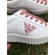 Kép 3/4 - Igi&Co GREEN, fehér-rózsaszín, fűzős női kényelmi cipő
