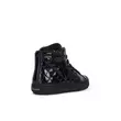 Kép 4/6 - GEOX sötétkék lakkbőr, fűzős+cipzáras, polárbélelt cipő 