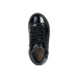 Kép 5/6 - GEOX sötétkék lakkbőr, fűzős+cipzáras, polárbélelt cipő 
