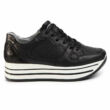Kép 2/7 - Igi&Co fekete, fűzős női kényelmi cipő