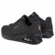 Skechers fekete, fűzős sportcipő