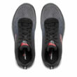 Skechers fekete-piros, fűzős sportcipő
