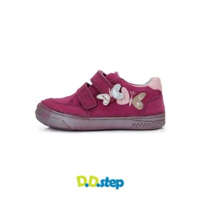 D.D.Step rózsaszín, pillangós, tépőzáras átmeneti cipő 