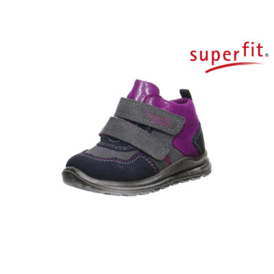 Superfit szürke-csillogós lila, tépőzáras átmeneti cipő